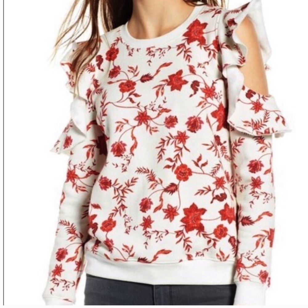 Rebecca Minkoff Gracie  Floral Sweatshirt
